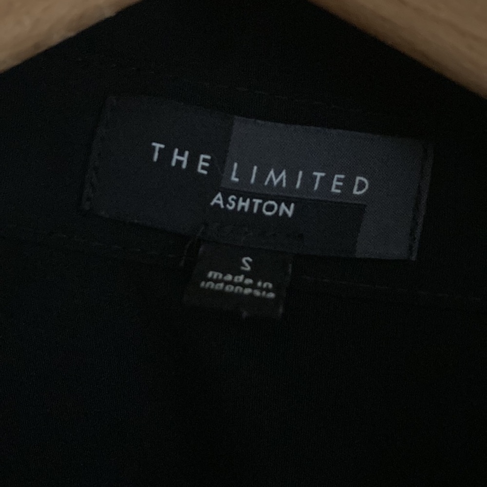 The Limited Ashton Dress, Black button down, size small, v-neck - Picture 5 of 6